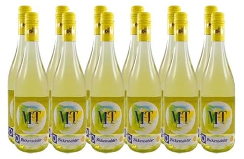 12 Fl. Bickensohler M-T fresh tr. 2022 im Sparpaket Weinvogtei Bickensohl (12x0,75l), trockener Weisswein exzellenter Spargel- und Sommerwein aus Baden von Weinvogtei Bickensohl