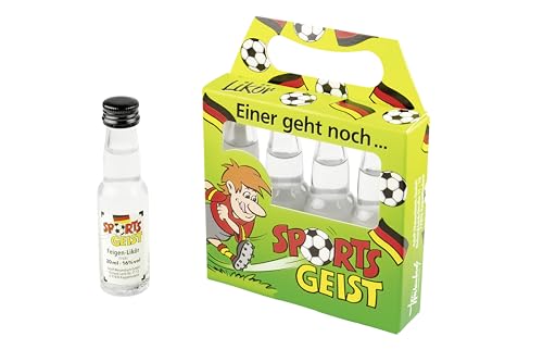 Weisenbach Geschenke & Ideen - Schnaps-4er SPORTSGEIST - Feigen-Likör 4x0,02l - 16% vol. von Weisenbach