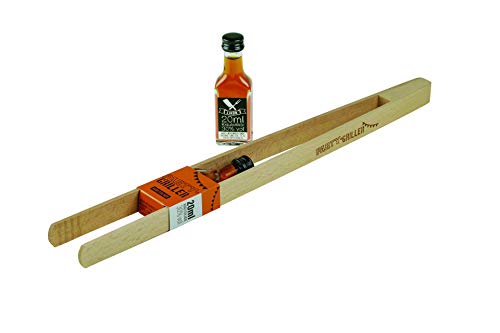 Weisenbach - Grillzange - Motiv: "PARTY-GRILLER" - Set: Grillzange mit Kräuterlikör von Weisenbach