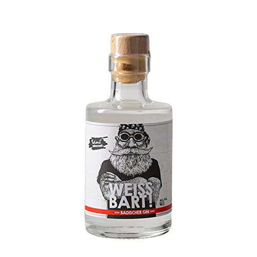 WEISSBART! Gin - Badischer Gin - 41% Vol. (1 x 0.2 l) von Weissbart