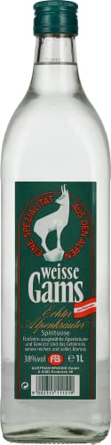Weisse Gams Echter Alpenkräuter 38% Vol. 1l von Weisse Gams