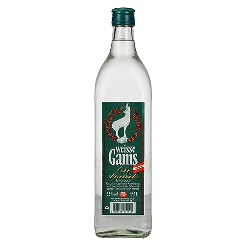Weisse Gams Echter Alpenkräuter 38% Vol. 1l Weisse Gams Echter Alpenkräuter 38% Vol. 1l von Weisse Gams