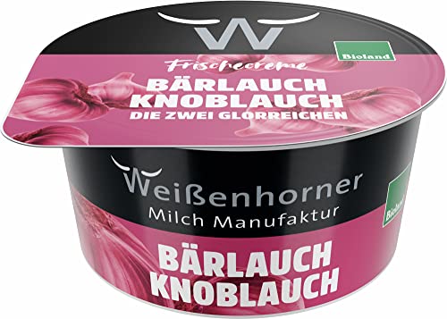 Weißenhorner Milch Manufaktur Bioland FrischeCreme Bärlauch-Knoblauch (6 x 150 gr) von Weißenhorner Milch Manufak