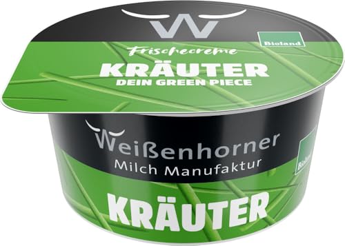 Weißenhorner Milch Manufaktur Bioland FrischeCreme Kräuter (6 x 150 gr) von Weißenhorner Milch Manufak