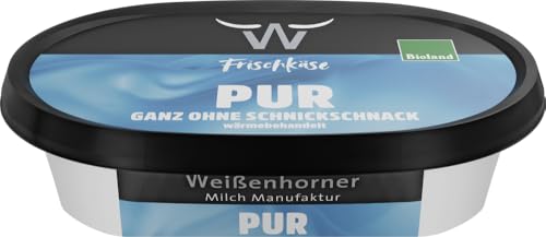 Weißenhorner Milch Manufaktur Bioland Frischkäse PUR (6 x 150 gr) von Weißenhorner Milch Manufak