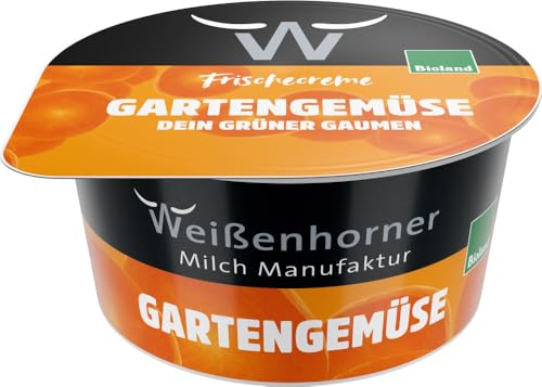 Weißenhorner Milch Manufaktur Bioland FrischeCreme Gartengemüse (6 x 150 gr) von Weißenhorner Milch Manufak