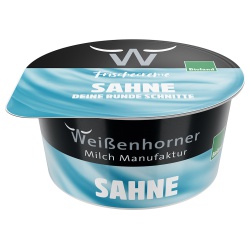 Frischcreme Sahne von Weißenhorner Milch Manufaktur