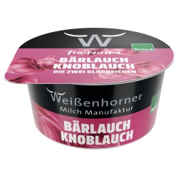 Frischcreme mit Bärlauch & Knoblauch Frischcreme mit Bärlauch & Knoblauch von Weißenhorner Milch Manufaktur