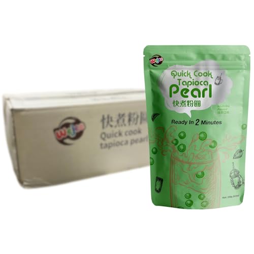 WEJEE - Schnellkoch Tapioka-Perlen Matcha - Multipack (20 X 250 GR) von Wejee