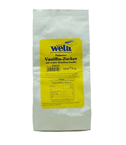 Vanillin-Zucker mit echter Bourbon-Vanille - wela Vanillin-Zucker mit echter Bourbon-Vanille - wela von Wela