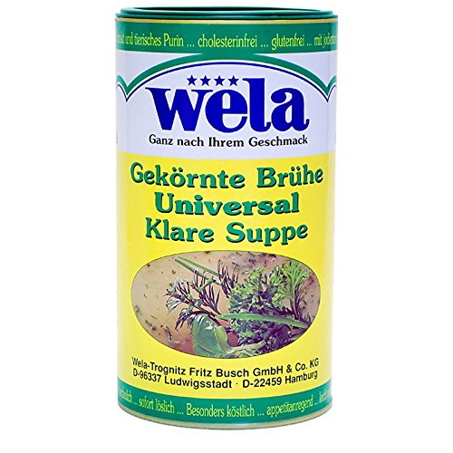 Gekörnte Brühe 1/1 Universal Klare Suppe Gekörnte Brühe 1/1 Universal Klare Suppe von Wela