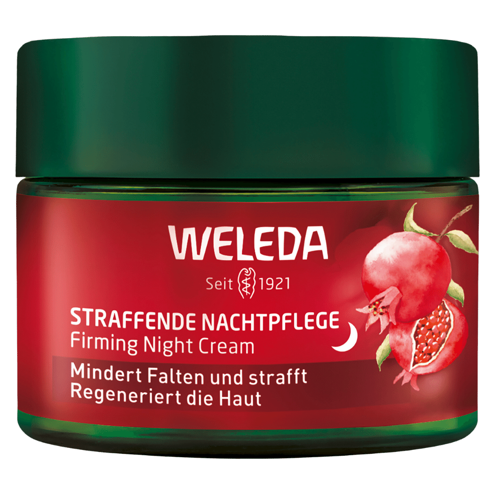 Bio Straffende Nachtpflege Granatapfel & Maca-Peptide Bio Straffende Nachtpflege Granatapfel & Maca-Peptide von Weleda