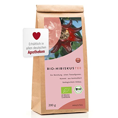 Weltecke Bio-Hibiskus-Tee lose 200 g | In Deutschland kontrolliert & hergestellt | Getrocknete Hibiskus-Blüten frisch abgefüllt | Fruchtig-aromatischer Entspannungstee | Hibiscus Tea von Weltecke