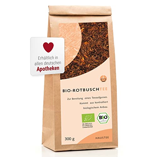 Weltecke Bio-Roibusch-Tee Natur lose 300 g | In Deutschland kontrollierter & hergestellter Rooibos-Tee | Aromatischer Kräuter-Tee natürlich vegan & ohne Koffein | Naturbelassen & frisch abgefüllt von Weltecke