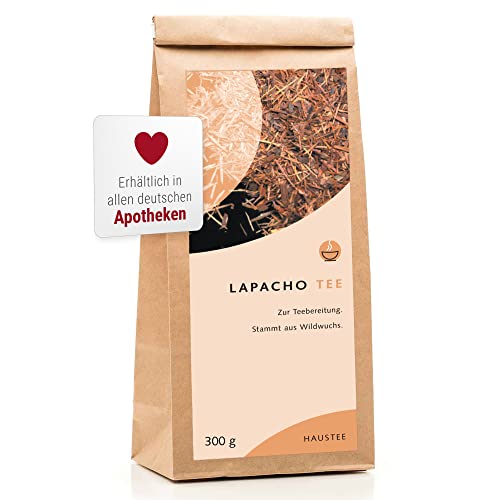 Weltecke Lapacho-Tee lose 300 g | Premium-Tee in Deutschland hergestellt & kontrolliert | Inkatee aus roter Lapacho-Rinde | Mild-aromatischer Geschmack | Ohne künstliche Aromen & Zucker von Weltecke