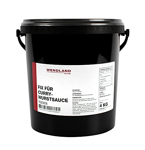 Wendland Fix für Currywurstsauce, 4 kg Mischung zur Zubereitung von 16 Liter Currysauce von Wendland Spice & Food