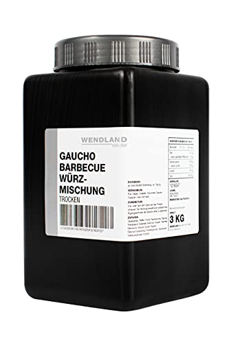 Wendland Gaucho Barbecue, 3 kg Würzmischung für Fleisch & Grill - rauchig-pfeffrig von Wendland Spice & Food