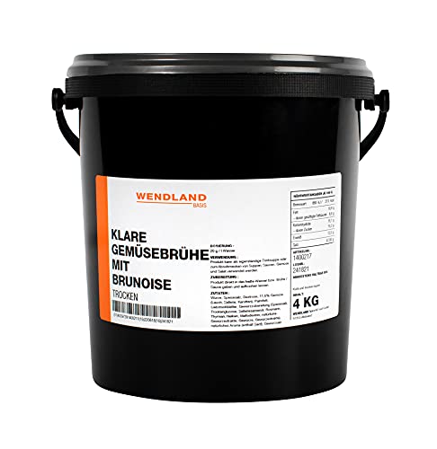Wendland Gemüsebrühe mit Brunoise, 4 kg ergeben ca. 204 Liter Brühe Wendland Gemüsebrühe mit Brunoise, 4 kg ergeben ca. 204 Liter Brühe von Wendland Spice & Food