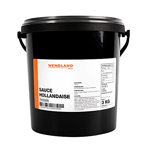 Wendland Sauce Hollandaise, 3 kg Fixprodukt zur Zubereitung von 15 Liter Buttercremesauce Wendland Sauce Hollandaise, 3 kg Fixprodukt zur Zubereitung von 15 Liter Buttercremesauce von Wendland Spice & Food