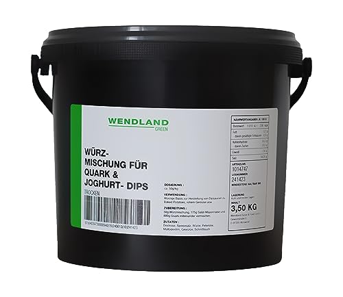 Wendland Würzmischung für Quark- und Joghurtdips, 3,5 kg zum Abschmecken & Verfeinern von Wendland Spice & Food