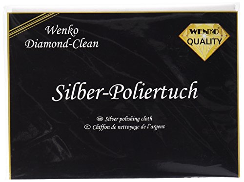 Wenko 8035004500 Tuch Bohrer für Silber, Baumwolle, Weiß – [Pack 2] von WENKO