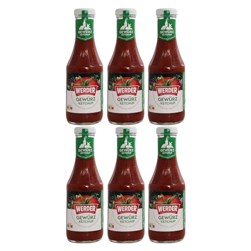 6er Pack Werder Gewürzketchup 6 x 450 ml 6er Pack Werder Gewürzketchup 6 x 450 ml von Werder Feinkost