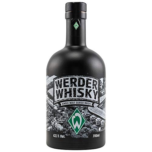 Werder Whisky | Single Malt Scotch Whisky | 700 ml | 42,1% Vol. | Vollmundig intensiver Geschmack | Rote Äpfel & gezuckerte Mandeln | Limited Edition | Saison 2021/22 von Werder Whisky