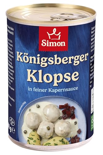 SIMON 4 Königsberger Klopse in Kapernsauce | traditionelle Rezeptur | 400g von SIMON