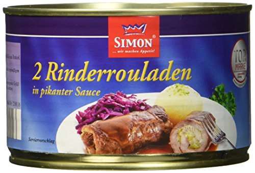 Werner Simon Rindsroulade 2 Stück, 6er Pack (6 x 400 g Dose) von Werner Simon