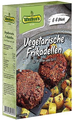 Werner's Vegetarische Frikadellen für Grill und Pfanne, 1 x 173g für 6-8 Stück von Werner's