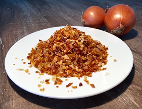 Werner´s glutenfreie Röstzwiebeln mit Sonnenblumenöl - Maxipack (laktosefrei, ohne Farbstoffe) 500 g Beutel, von Werner's