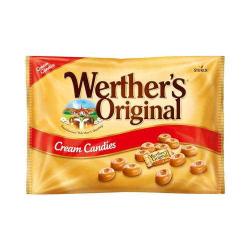 Werther's Original – 1 x 1000g Großpackung – Klassische Sahnebonbons mit leckerem Karamellgeschmack Werther's Original – 1 x 1000g Großpackung – Klassische Sahnebonbons mit leckerem Karamellgeschmack von Werther's Original