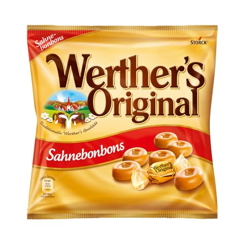 Werther's Original – 1 x 245g – Klassische Sahnebonbons mit leckerem Karamellgeschmack von Werther's Original