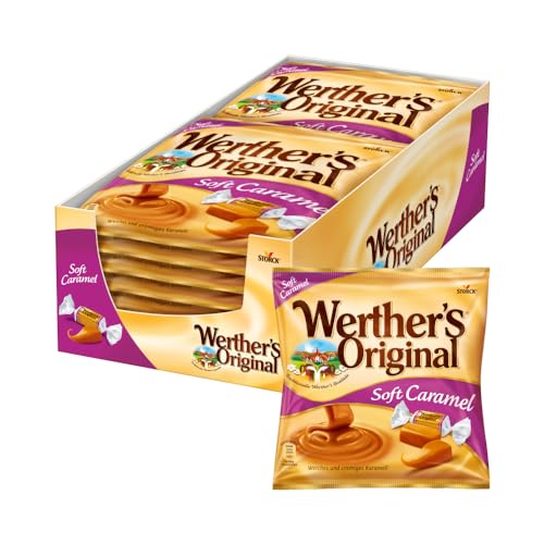 Werther's Original Soft Caramel – 15 x 180g – Weiche Sahnetoffees mit leckerem Karamellgeschmack von nimm2