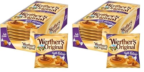 Werther's Original Soft Eclair – 2 x 15 x 180g (30 x 180g) – Weiche Sahnetoffees mit leckerer Schokoladencremefüllung von Werther's Original