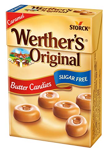 Werther's Original Butterbonbons, Convenient Sugar-Free Caramel On-the-Go, Glutenfrei & Vegetarisch, 42 g (20 Stück) Werther's Original Butterbonbons, Convenient Sugar-Free Caramel On-the-Go, Glutenfrei & Vegetarisch, 42 g (20 Stück) von Werther's Original