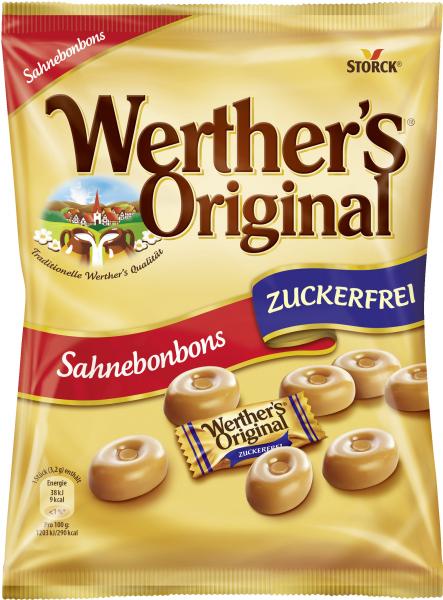 Werther's Original Klassische Sahnebonbons zuckerfrei von Werther's