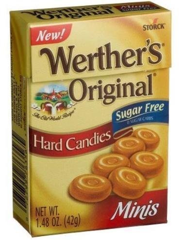 Werther's Original Zuckerfreie Hartbonbons Minis 42 g (3 Stück) von Werthers Original