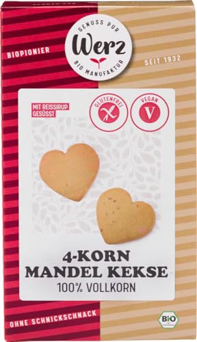 4-Korn Mandel Kekse, glutenfrei 18 x 150 gr 4-Korn Mandel Kekse, glutenfrei 18 x 150 gr von Werz