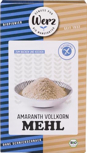 Amaranth Vollkorn Mehl, glutenfrei 12 x 500 gr Amaranth Vollkorn Mehl, glutenfrei 12 x 500 gr von Werz