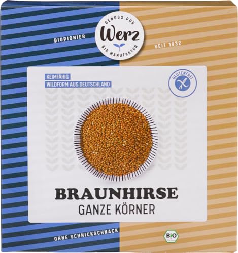 Braunhirse, ganze Körner, glutenfrei 18 x 500 gr Braunhirse, ganze Körner, glutenfrei 18 x 500 gr von Werz