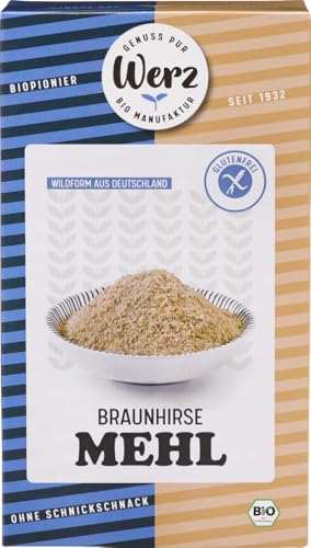 Braunhirse Mehl, glutenfrei 12 x 500 gr Braunhirse Mehl, glutenfrei 12 x 500 gr von Werz