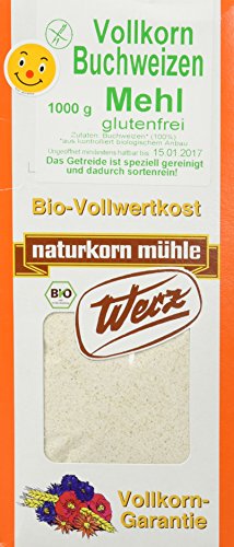 Buchweizen Vollkorn Mehl, glutenfrei 1 x 1000 gr Buchweizen Vollkorn Mehl, glutenfrei 1 x 1000 gr von Werz