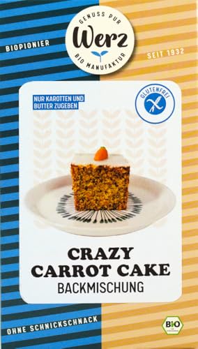 Crazy Carrot Cake, Backmischung, glutenfrei 18 x 500 gr Crazy Carrot Cake, Backmischung, glutenfrei 18 x 500 gr von Werz