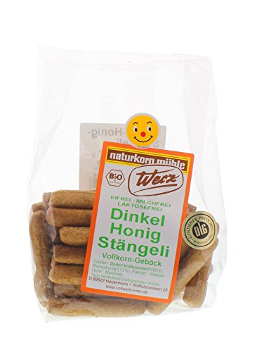 Werz Bio Dinkel-Honig-Knusperstangen, 125 g von Werz