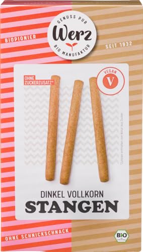 Dinkel Stangen, Vollkorn 18 x 125 gr Dinkel Stangen, Vollkorn 18 x 125 gr von Werz