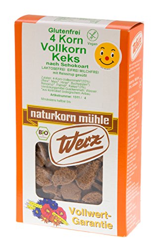 Werz 4-Korn-Vollkorn-Schoko-Keks glutenfrei von Werz