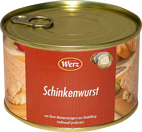 Hausmacher Dosenwurst Schinkenwurst 400g MHD 11/19 von Werz