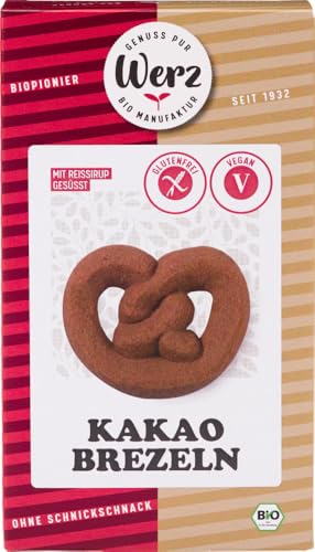 Kakao Brezeln, glutenfrei 6 x 125 gr von Werz