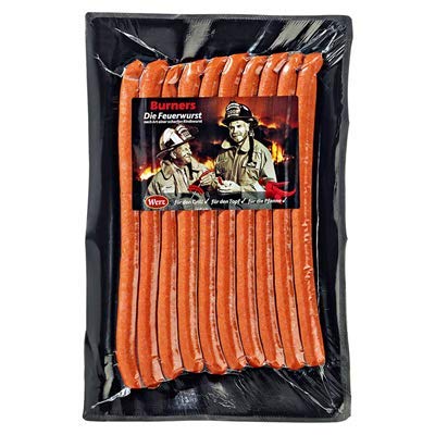 Metzgerei Werz - Burners Feuerwurst - Brat-Grillwurst ca 1,20 kg von FOXCUP